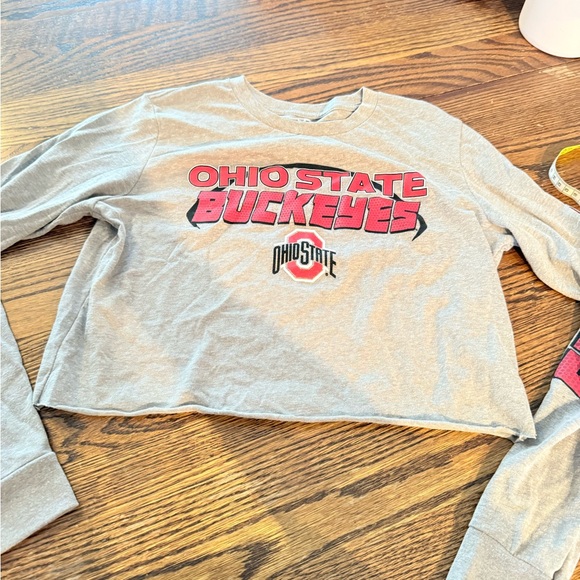 Team Athletics Tops - OSU Crop Long Sleeve